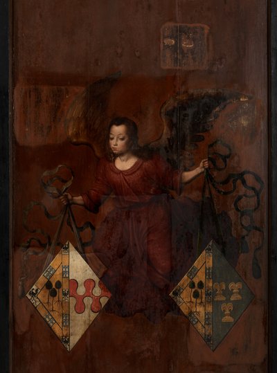 Juan Pardo II ve eşleri Anna Ingenieulandt ve Maria Anchemant'ın Portresinin Tersi by Anthuenis (1536 1613) Claeissins or Claeissens