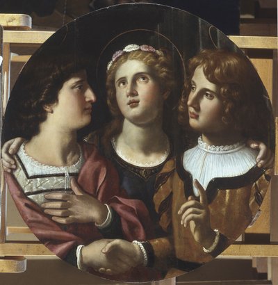 Aziz Aziz Cecilia Tiburtius ve Valerianus by Antiveduto Gramatica