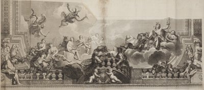 Nicolas Henri Tardieu (1674-1749) tarafından oyulmuş Palais Royal Büyük Galerisi