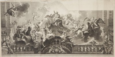 Nicolas Henri Tardieu (1674-1749) tarafından oyulmuş Palais Royal Büyük Galerisi