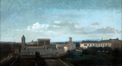La Trinite des Monts Kilisesi, Roma, 19. yüzyıl by Antoine Auguste Ernest Hebert