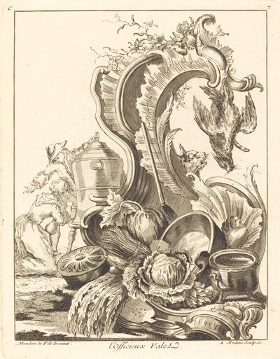 Resmi olmayan Vale, 1736. by Antoine Aveline