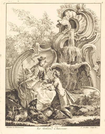 Galand Avcısı by Antoine Aveline after Jean Mondon