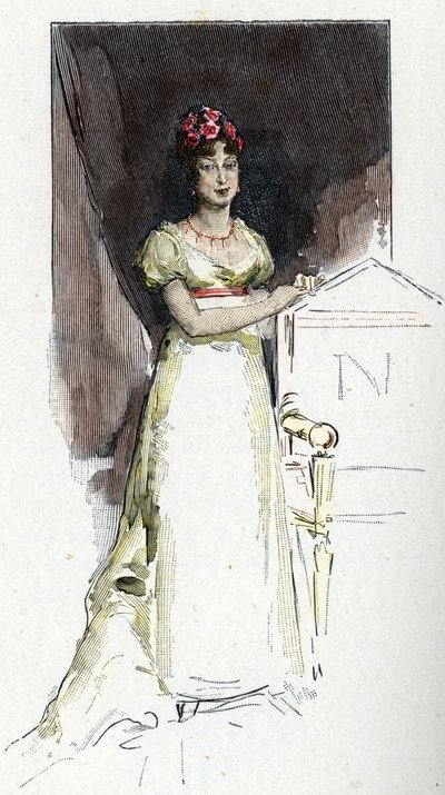 Avusturyalı Impress Marie Louise'in Portresi (Marie-Louise) by Antoine Calbet