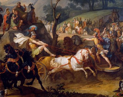 Patrokles onuruna yapılan cenaze oyunları, Aşil