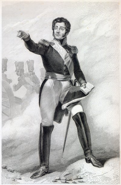 Gabriel Jean Joseph Molitor (1770-1849), Count and Marshal of France  by Antoine Charles Horace Vernet