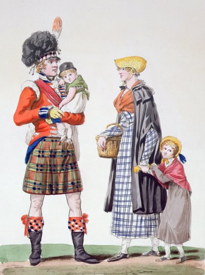 İskoç ailesi by Antoine Charles Horace Vernet