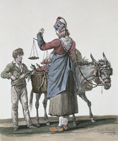 Kiraz Satıcısı by Antoine Charles Horace Vernet