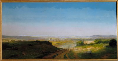 Antoine Chintreuil (1814-1873) 1869 Sun tarafından Uzay Tablosu. 1.02x2.02m. by Antoine Chintreuil