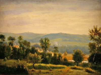 Sabah manzarası (panelde yağ) by Antoine Chintreuil