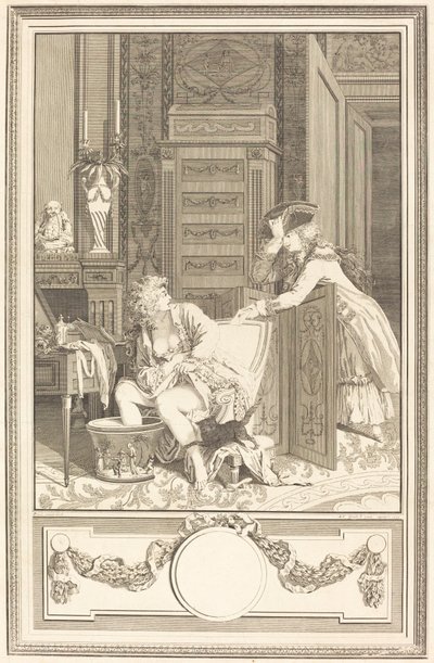 Ayak Banyosu by Antoine Cosme Giraud after Antoine Borel