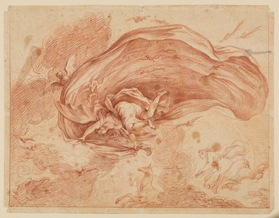 Gece Alegorisi, 17. yüzyıl by Antoine Coypel