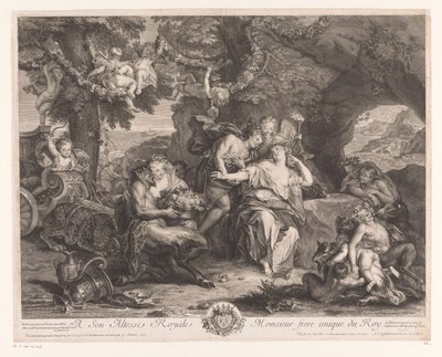 Bacchus ve Ariadne by Antoine Coypel