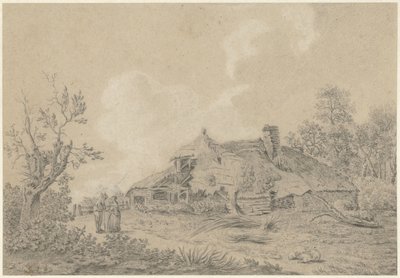 İki figürlü çiftlik evi by Antoine Daniel Prudhomme