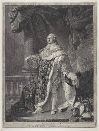 Le Sacre - Charles-Clément Bervic (1756-1822) tarafından oyulmuş Taç Giyme Töreni
