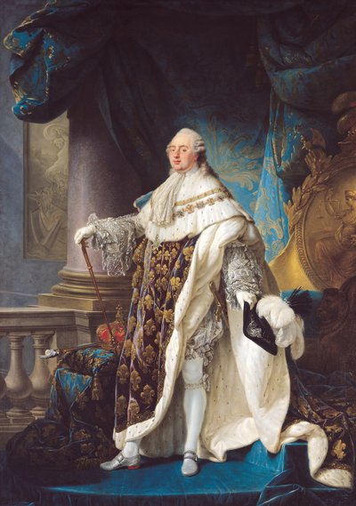 Louis XVI (1754-93) (tuval üzerine yağlı boya) by Antoine François Callet