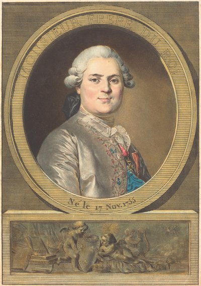 Mösyö Frère du Roi (Kralın Kardeşi) by Antoine François Sergent after Joseph Siffred Duplessis