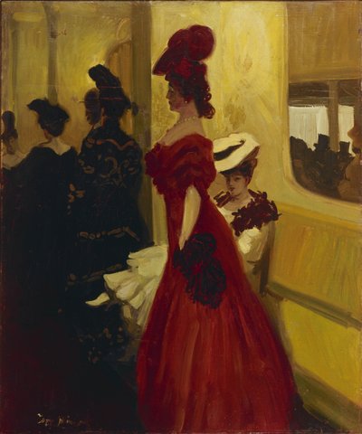 Tiyatro Kutusu Seyirci, 1906 by Antoine Guillaume Minartz