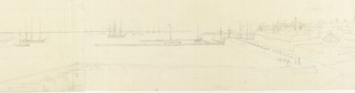 Vlissingen yolunun görünümü by Antoine Ignace Melling