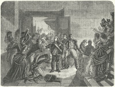 Louis XVIII, Napolyon