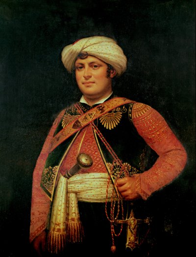 Roustan (1780-1845) (tuval üzerine yağlı boya) by Antoine Jean (attr. to) Gros