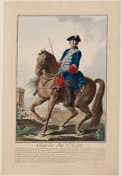 Kral Muhafızları Kralı, 1756. by Antoine Jean De Fehrt