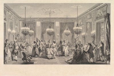Le Bal Paré, 1774. by Antoine Jean Duclos