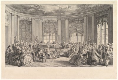 Konser, 1774. by Antoine Jean Duclos