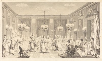 Bal ona benziyor by Antoine Jean Duclos after Augustin de Saint Aubin