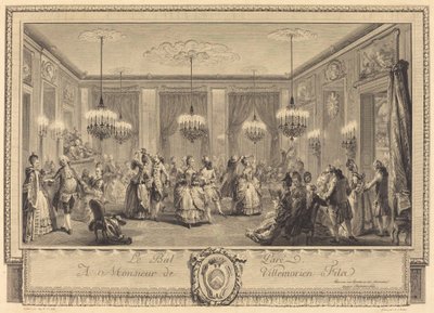 Bal ona benziyor by Antoine Jean Duclos after Augustin de Saint Aubin
