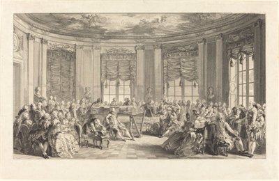 Konser by Antoine Jean Duclos after Augustin de Saint Aubin