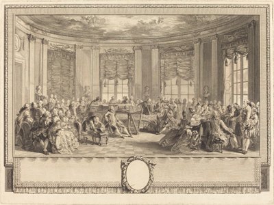 Konser by Antoine Jean Duclos after Augustin de Saint Aubin