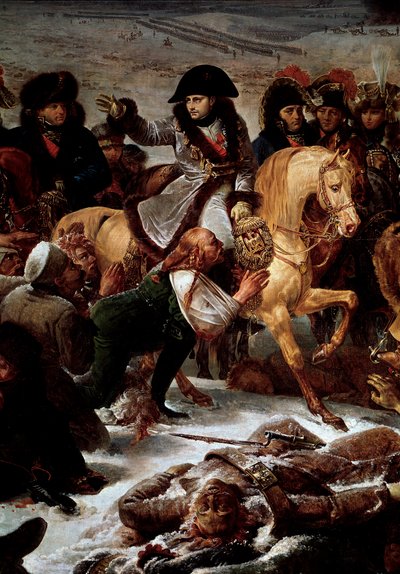 Prusya ve Polonya Seferi (1806-1807): “” Napolyon I (1769-1821) 9/02/1807 tarihinde Eylau savaş alanında”” Detay. Antoine Jean Gros