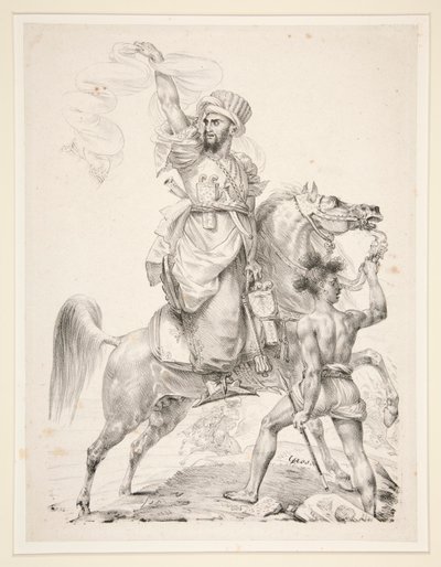 Atlı Memlükler Reisi by Antoine Jean Gros
