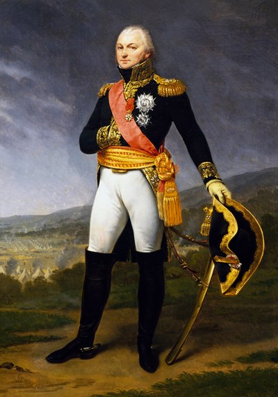 Claude Just Alexandre Louis Legrand'ın Portresi (1762-1815), Fransız general, Tablo, Jean Antoine Gros (1771-1835) by Antoine Jean Gros