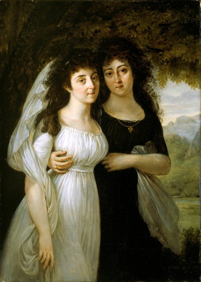 Maistre Rahibelerin Portresi, 1796. by Antoine Jean Gros