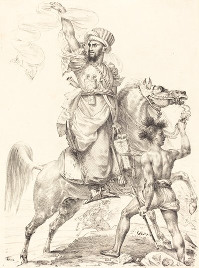 Atlı Memlükler Reisi by Antoine Jean Gros