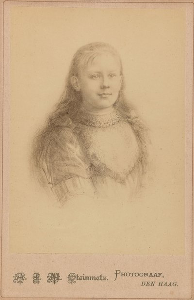 HM Kraliçe Wilhelmina by Antoine Johan Marinus Steinmetz