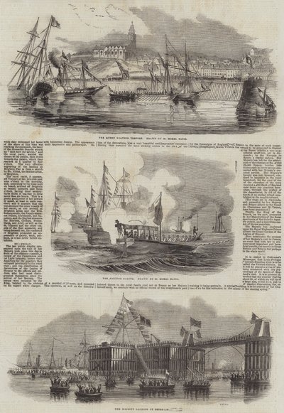 Majestelerinin Fransa Ziyareti by Antoine Leon Morel Fatio