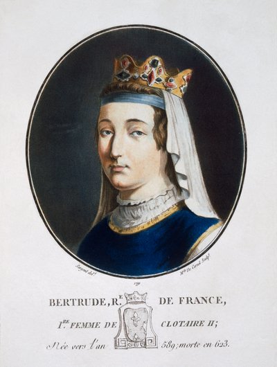 Bertrude, Pierre Blin tarafından yayınlanan, 1786-92, Paris (renkli gravür) tarafından yayınlanan 
