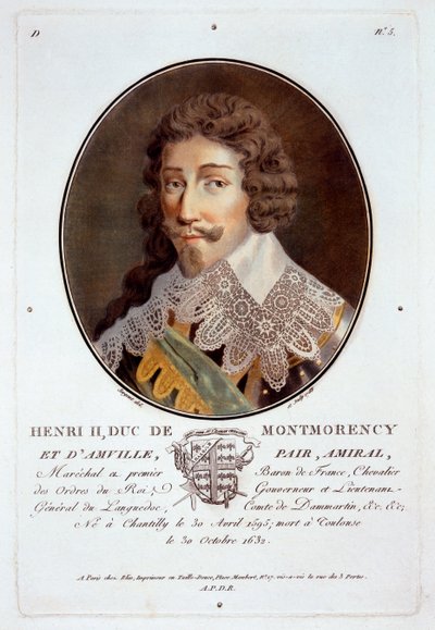 Henri II, Duc de Montmorency et dAmville, Fransa