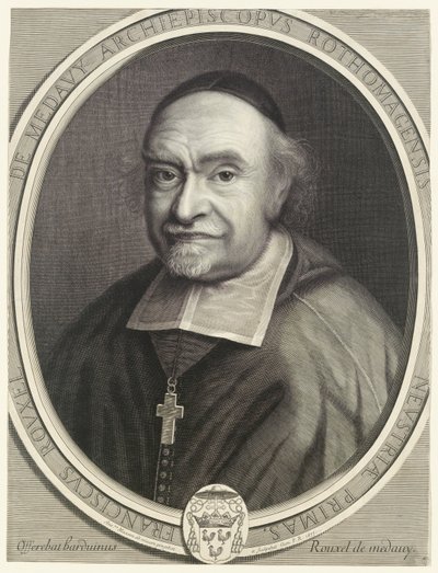 Rouen Başpiskoposu Francois Rouxel de Medavy by Antoine Masson