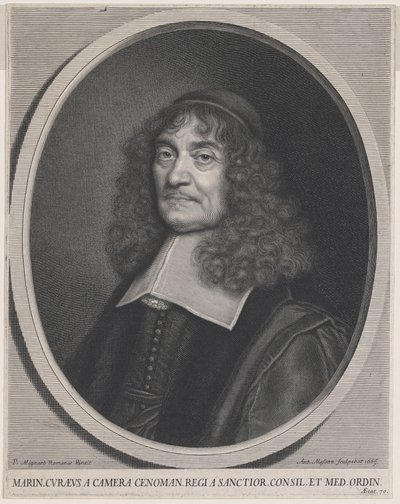 Oda Marin Cureau by Antoine Masson after Pierre Mignard I
