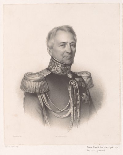 Frans David Cochius'un Portresi by Antoine Maurin