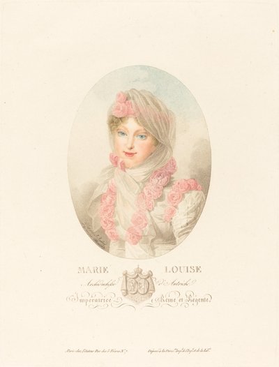 Marie-Louise, Fransız İmparatoriçesi by Antoine Maxime Monsaldy after Jean Baptiste Isabey