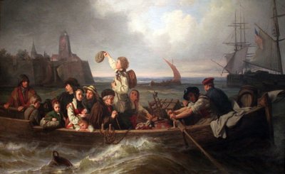 Göçmen anagoryasına veda by Antoine Volkmar