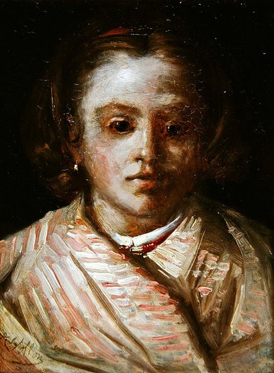 Bir çocuğun portresi by Antoine Vollon