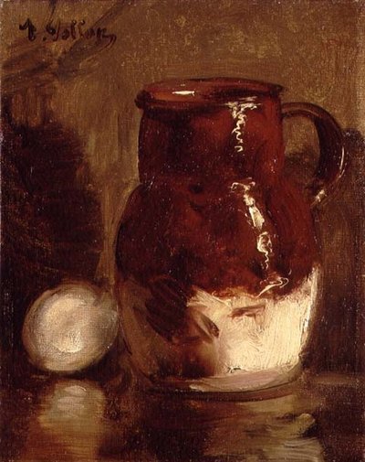 Taşlı Sürahi ve Yumurta by Antoine Vollon