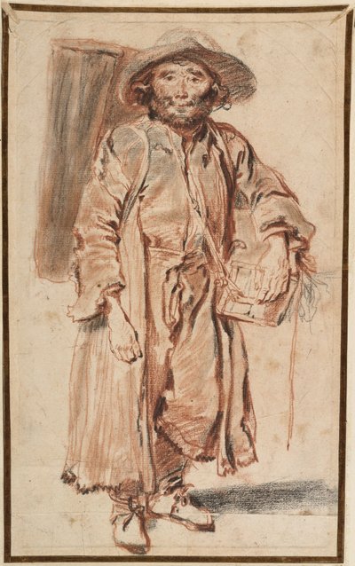 Eski Savoyard by Antoine Watteau