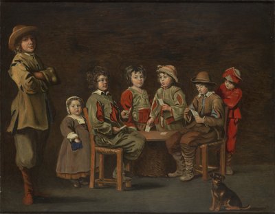 Genç Kart Oyuncuları, 1643 by Antoine and Louis Le Nain